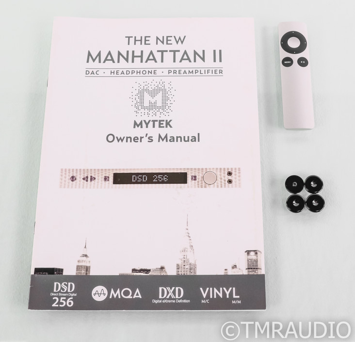 Mytek Manhattan II Stereo Preamplifier / DAC; Roon Ready; Remote; Silver 