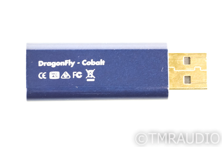 AudioQuest DragonFly Cobalt DAC / DragonTail USB-C Adapter; USB D/A Converter