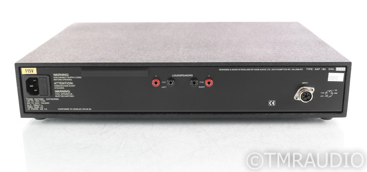 Naim NAP 180 Stereo Power Amplifier; NAP180