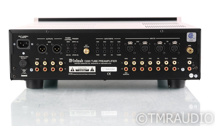 McIntosh C220 Tube Hybrid Stereo Preamplifier; MM Phono; Remote