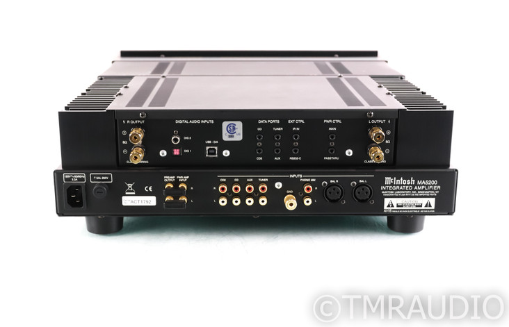 McIntosh MA5200 Stereo Integrated Amplifier; MA-5200; Remote; MM Phono