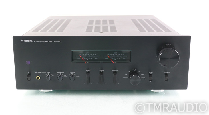 Yamaha A-S2200 Stereo Integrated Amplifier; MM / MC Phono; Black; Remote