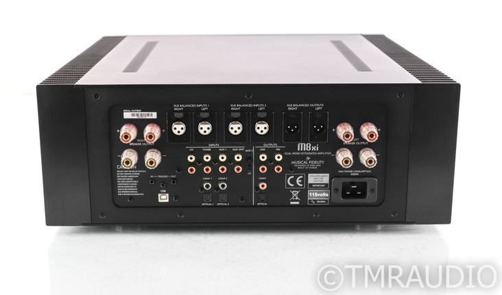 Musical Fidelity M8xi Stereo integrated Amplifier; M8-xi; Silver; Remote (SOLD)