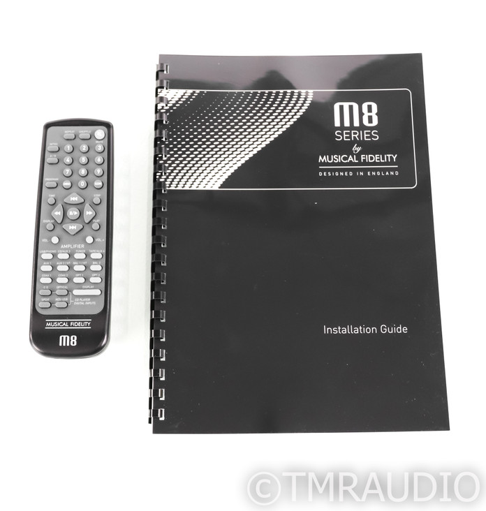 Musical Fidelity M8xi Stereo integrated Amplifier; M8-xi; Silver; Remote (SOLD)