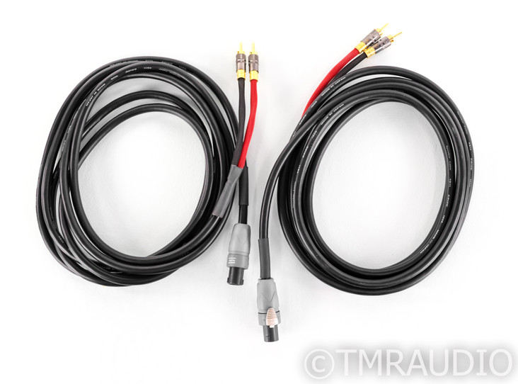 Benchmark Studio&Stage Speaker Cables; 15ft Pair; Speakon to Banana