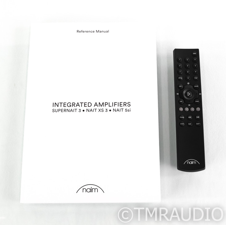 Naim Nait XS 3 Stereo Integrated Amplifier; Remote; MM Phono; XS3