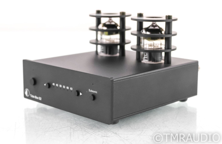 Pro-Ject Tube Box S2 Stereo Tube MM / MC Phono Preamplifier; Black