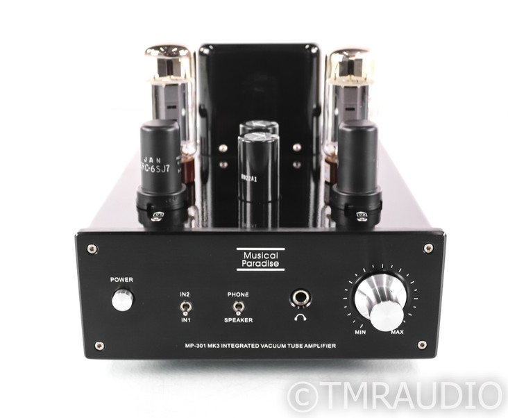Musical Paradise MP-301 MK3 Stereo Tube Integrated Amplifier; Black; MP301-Mk 3