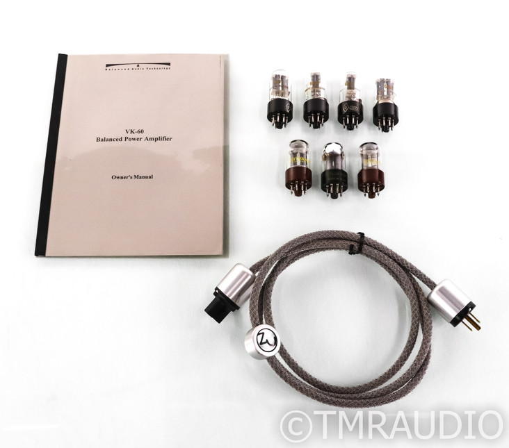 BAT VK60 Balanced Stereo Tube Power Amplifier; VK-60