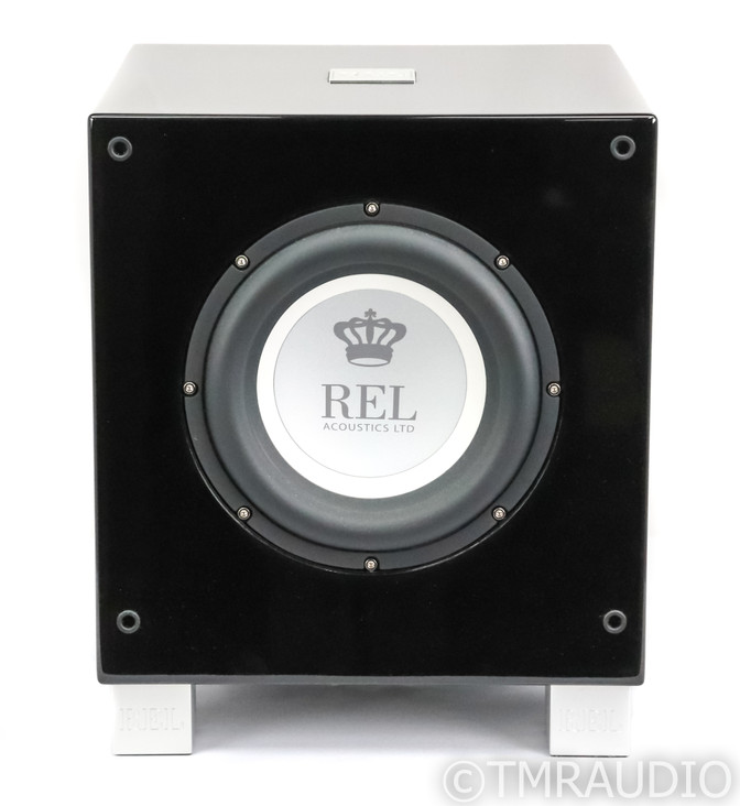 REL T/7i 8" Powered Subwoofer; Piamo Black; T7i