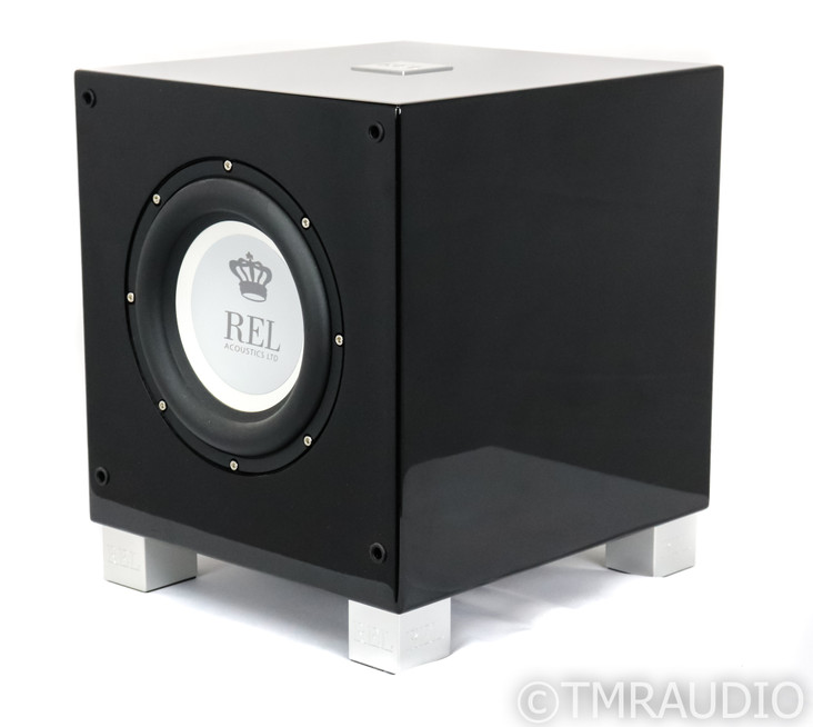 REL T/7i 8" Powered Subwoofer; Piamo Black; T7i