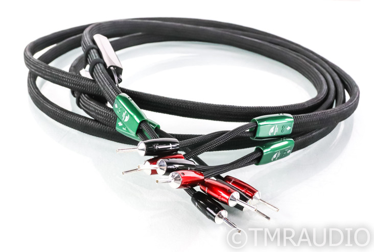 AudioQuest Robin Hood ZERO Speaker Cables; 8ft Pair; 72v DBS (Open Box)