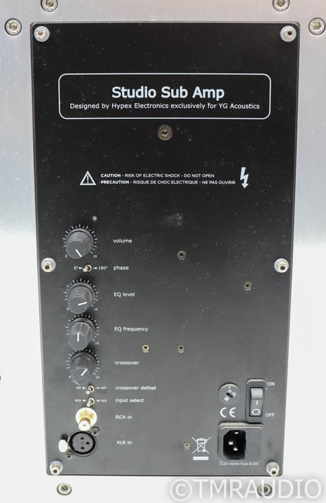 YG Acoustics Anat III Studio Floorstanding Speakers; Silver Pair