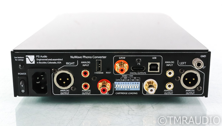 PS Audio NuWave MM / MC Phono Converter; A/D Converter; Preamplifier; Black