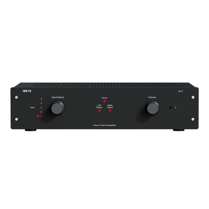 Lab12 pre1 Tube Preamplifier, matt black