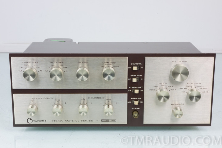 Harman Kardon Citation I Vintage Tube Stereo Preamplifier 1