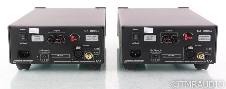 Wyred 4 Sound SX-1000R Mono Power Amplifier; SX1000R; Pair
