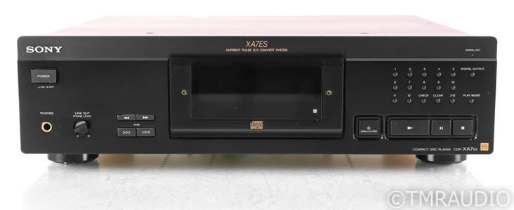 Sony CDP-XA7ES CD Player; Remote; Black; CDPXA7ES