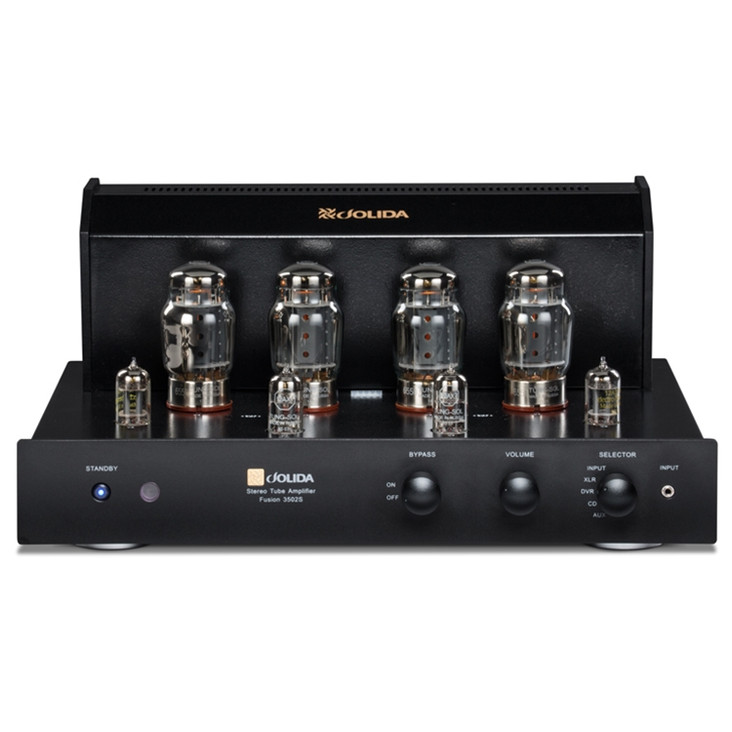 Jolida Fusion 3502S Stereo Tube Integrated Amplifier; 3502-S; Black (New)