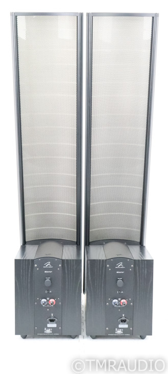 Martin Logan Montis Electrostatic Floorstanding Speakers; Black Ash Pair (SOLD)