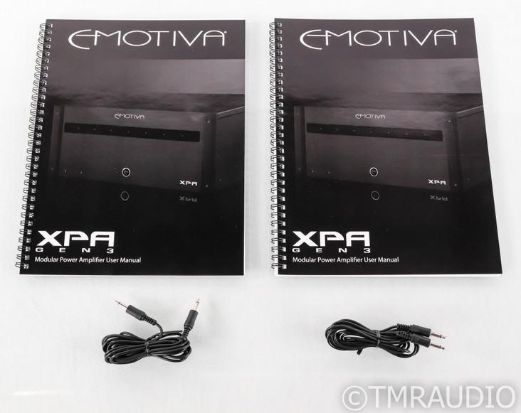 Emotiva XPA-DR1 Gen 3 Mono Power Amplifier; Pair; Differential Reference