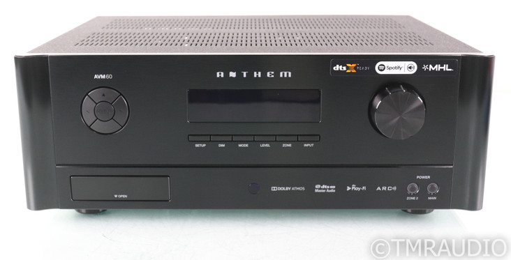 Anthem AVM60 11.2 Channel Home Theater Processor; AVM-60; ARC1M; 4K60; Black