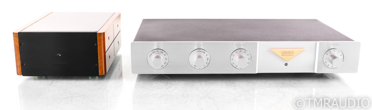 Usher P-307A Stereo Preamplifier; MM Phono; Silver