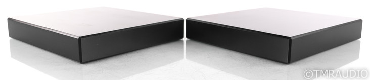 Mapleshade Maple Speaker Plinths; Satin Black Pair