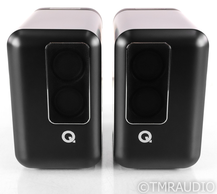 Q Acoustics Q Active 200 Powered Bookshelf Speakers; Black Pair (Open Box) (SOLD)