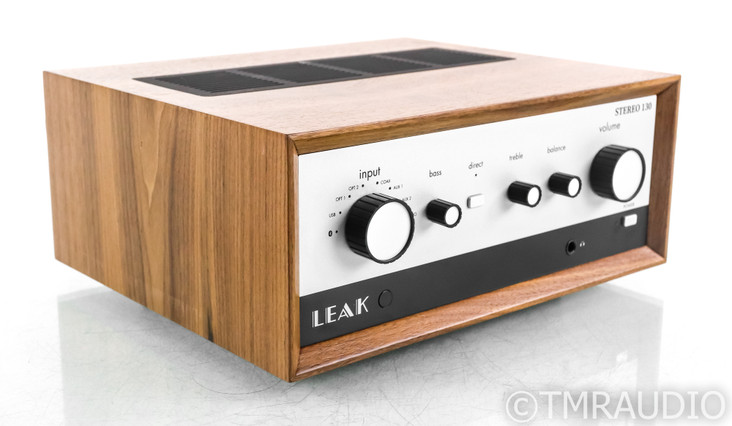 Leak Stereo 130 Stereo Integrated Amplifier; DAC; USB; MM Phono; Walnut Cabinet (SOLD)