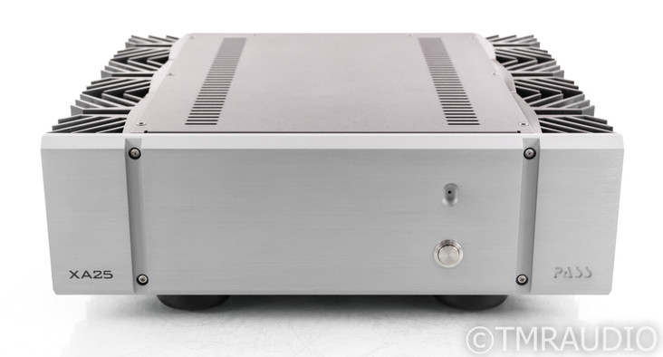 Pass Labs XA25 Stereo Power Amplifier; XA-25; Silver; Nelson Pass