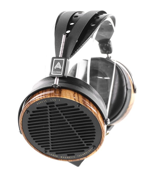 Audeze LCD-3 Planar Magnetic Headphones; Zebrano Wood & Leather; LCD3 (Open Box)