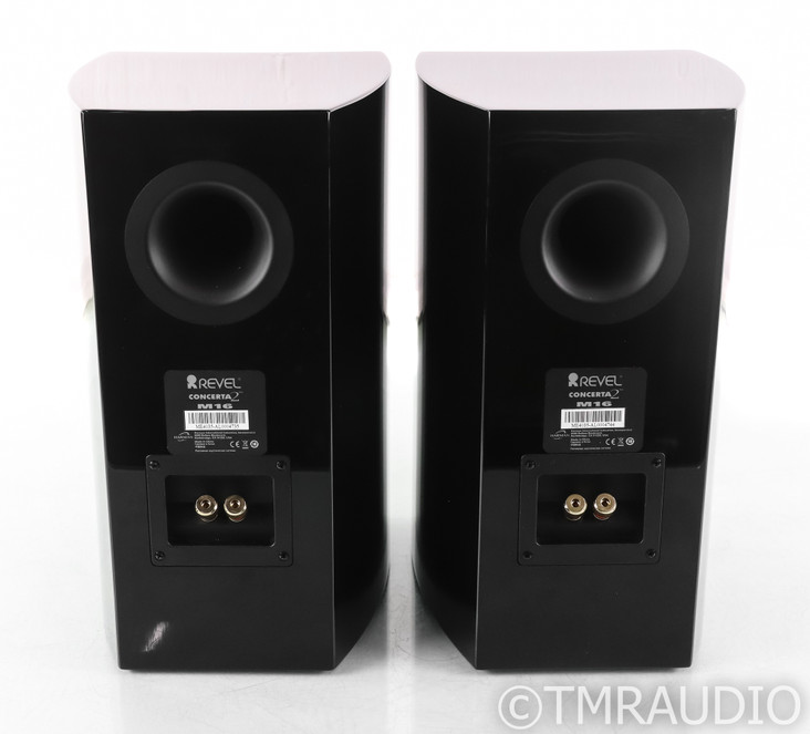 Revel Concerta 2 M16 Bookshelf Speakers; Gloss Black Pair (SOLD2)