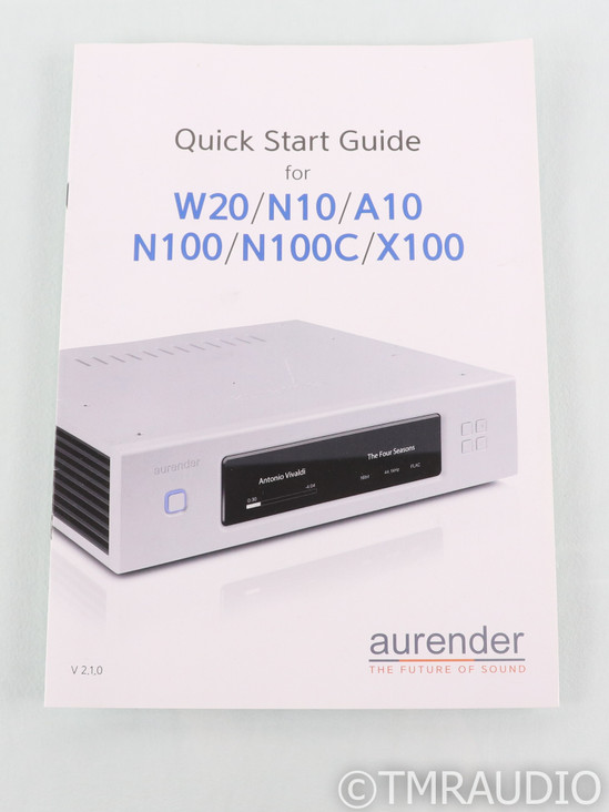 Aurender N10 Network Streamer / Music Server; N-10; Black; 4TB HDD