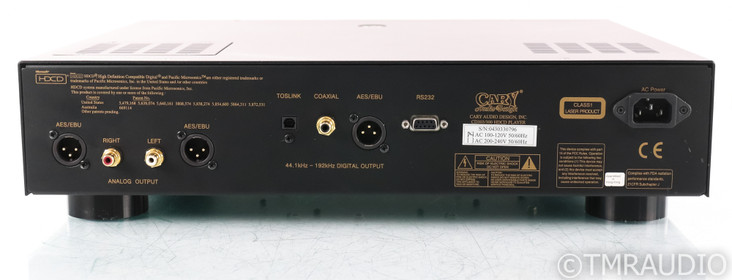 Cary CD 303/300 Hybrid Tube CD Player; Remote; HDCD