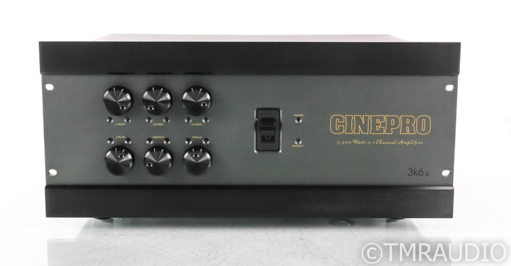 Cinepro 3k6 Mk II 6 Channel Power Amplifier; 3K6II