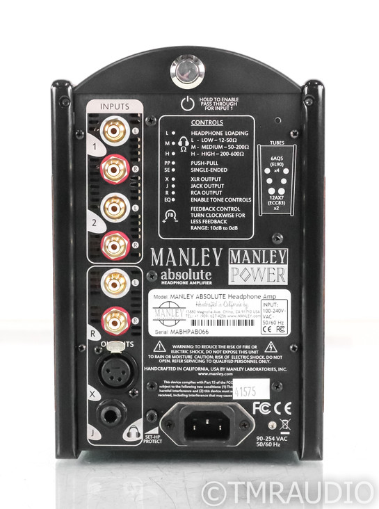 Manley Labs Absolute Tube Headphone Amplifier