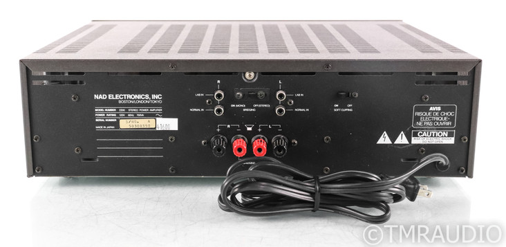 NAD 2200 Stereo Power Amplifier; Gray