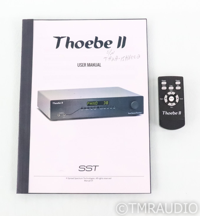 Spread Spectrum Technologies Thoebe II Stereo Preamplifier; SST; Phono; Black