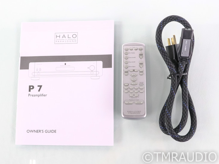 Parasound Halo P7 7.1 Channel Preamplifier; P-7; MM / MC Phono; Remote