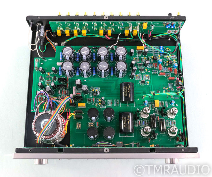 Rogue Audio RP 5 Stereo Tube Preamplifier; RP5; MM / MC Phono; Silver (No Remote)