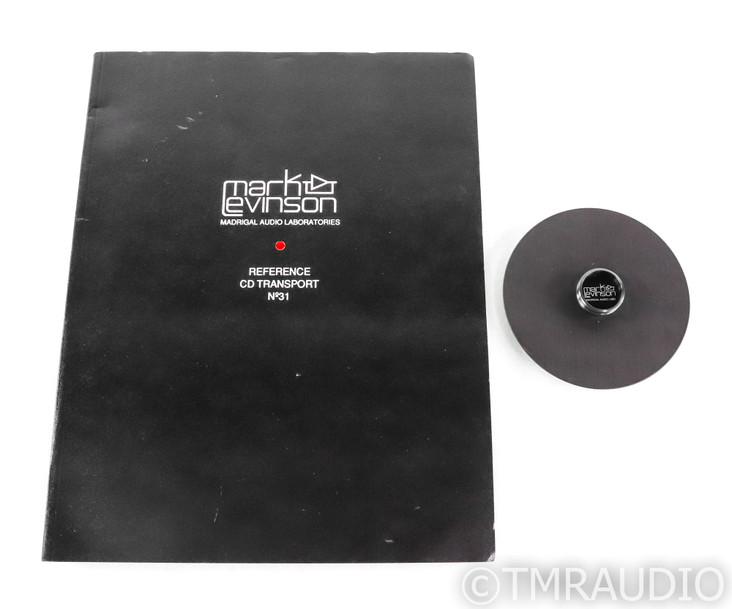 Mark Levinson No.31 CD Transport; Black; No. 31 (No Remote)