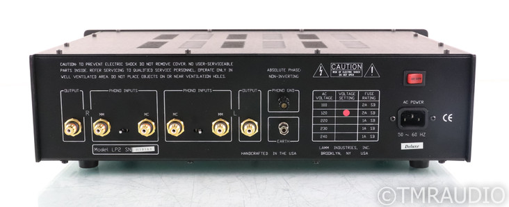 Lamm LP2 MM / MC Tube Phono Preamplifier; model LP2; Lp-2