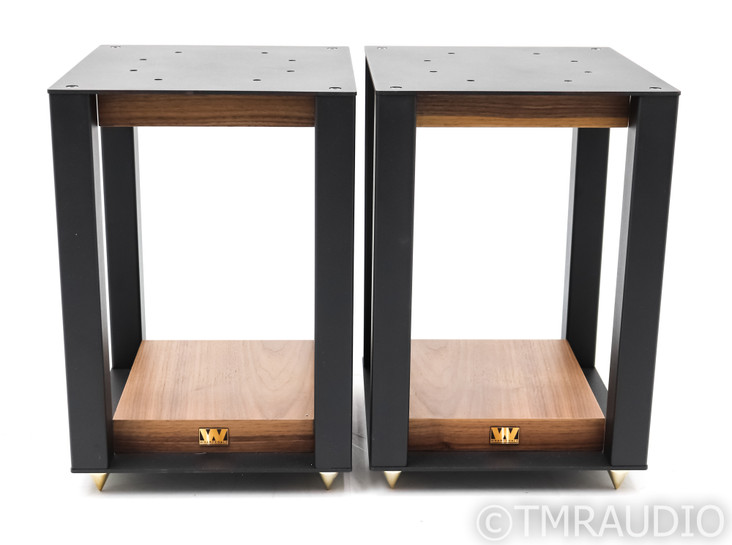 Wharefedale Linton Speaker Stands; Walnut Pair