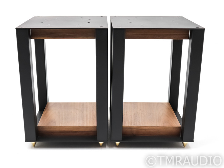 Wharefedale Linton Speaker Stands; Walnut Pair