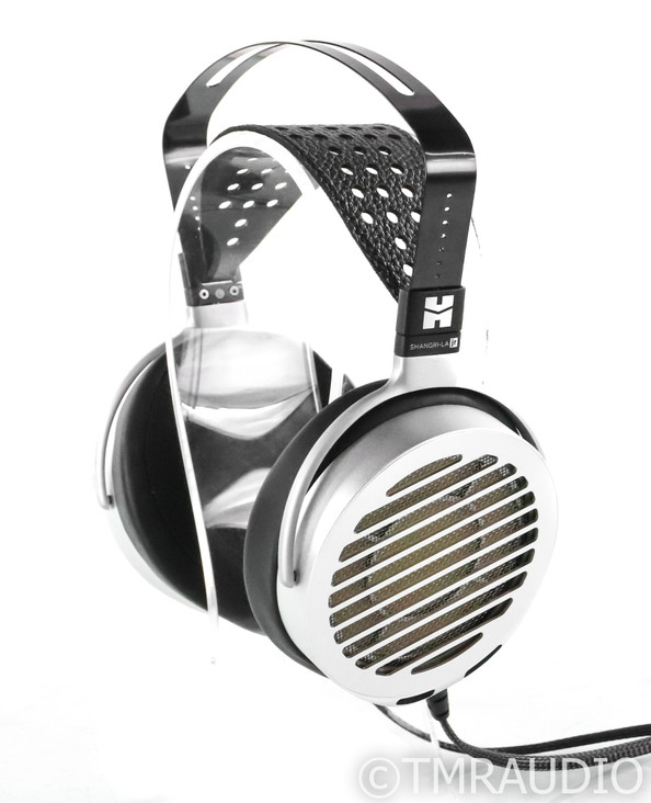 HiFiMan Shangri La Jr Electrostatic Headphones / Amplifier; Silver; Tube