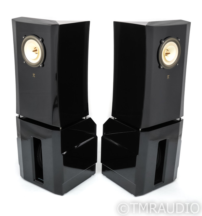 Voxativ 9.87 Floorstanding Speakers; Piano Black Monitor & Bass Module Pair