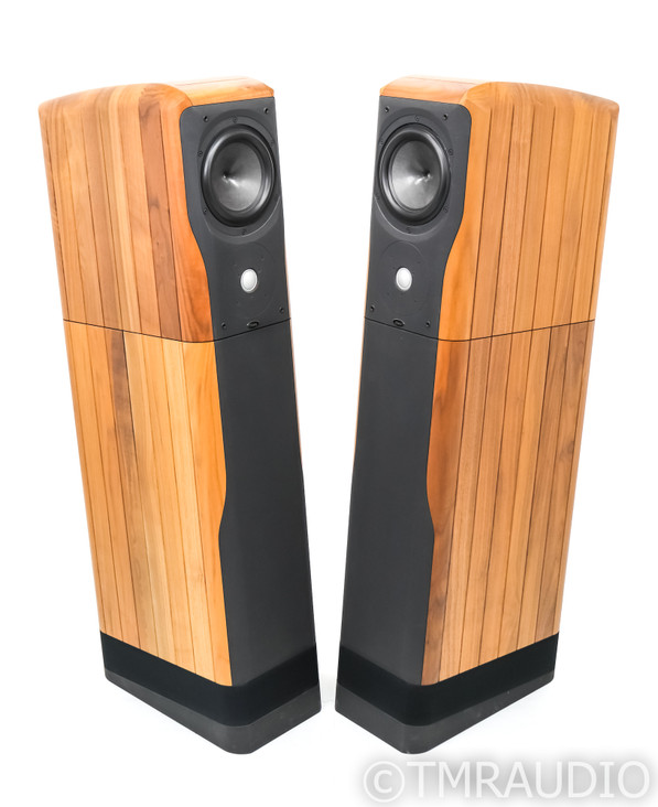 Chario Academy Sovran Floorstanding Speakers; Walnut Pair