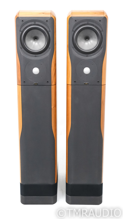 Chario Academy Sovran Floorstanding Speakers; Walnut Pair