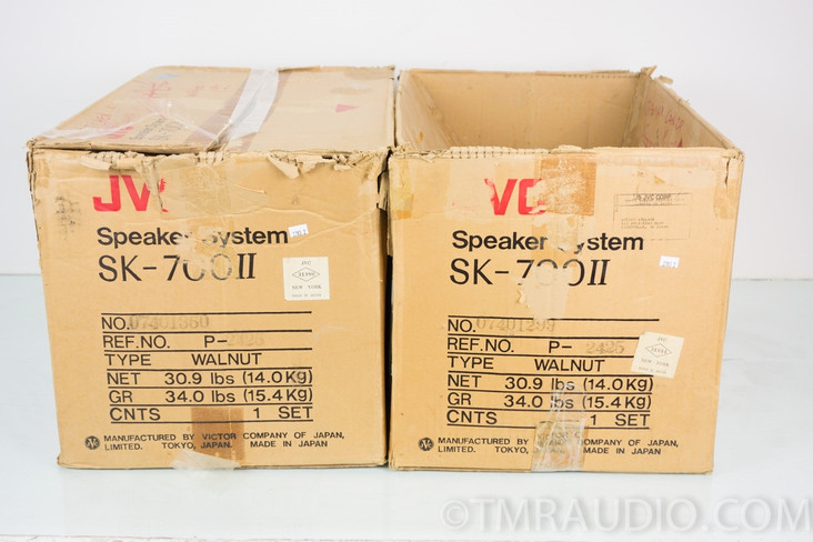 JVC SK-700 ii Vintage Speakers in Factory Boxes; New Foam Surrounds